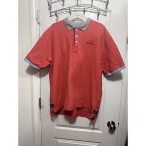 ORVIS Mens XL Polo Shirt Salmon Short Sleeve Fly Fishing Logo golf heavyweight